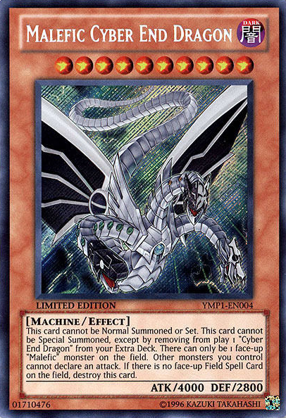 Malefic Cyber End Dragon [YMP1-EN004] Secret Rare | Clutch Gaming