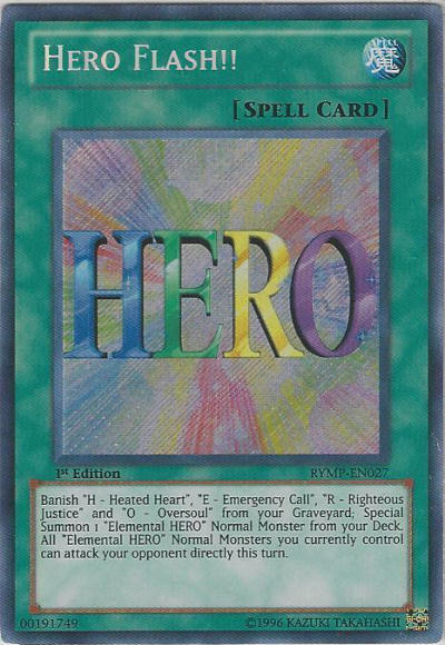 Hero Flash!! [RYMP-EN027] Secret Rare | Clutch Gaming