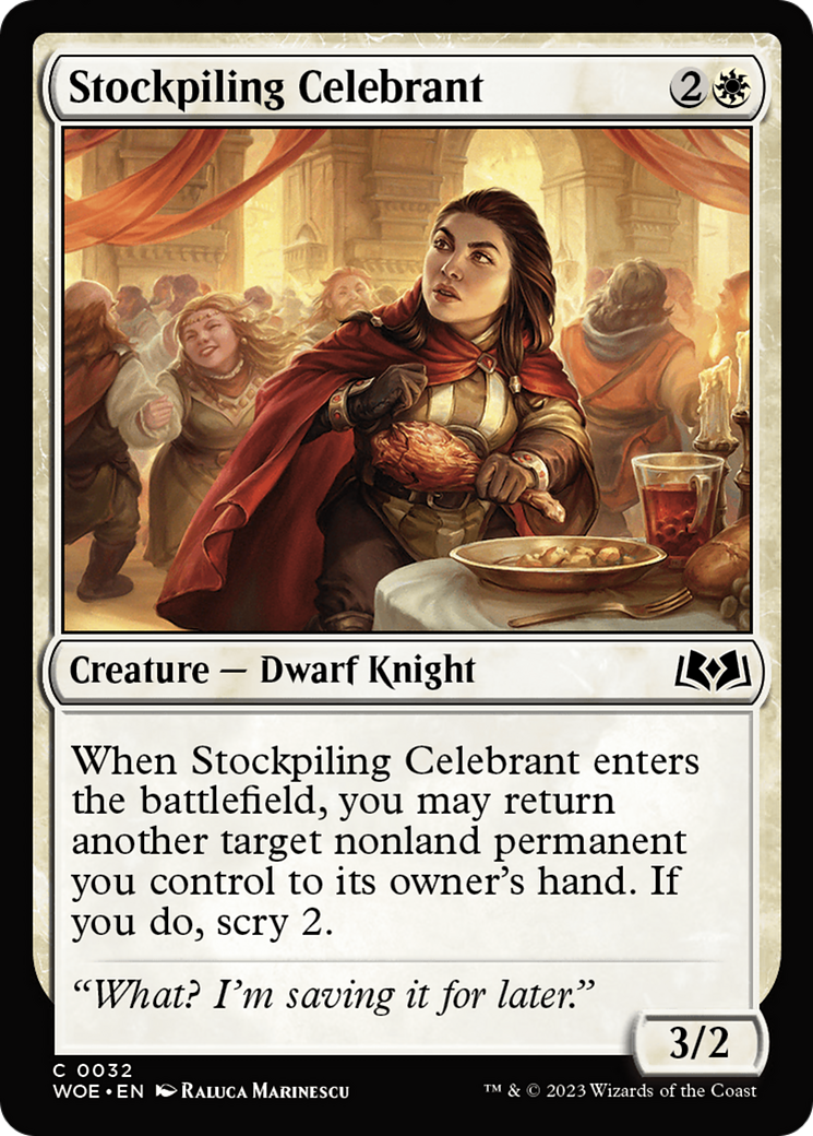 Stockpiling Celebrant [Wilds of Eldraine] | Clutch Gaming