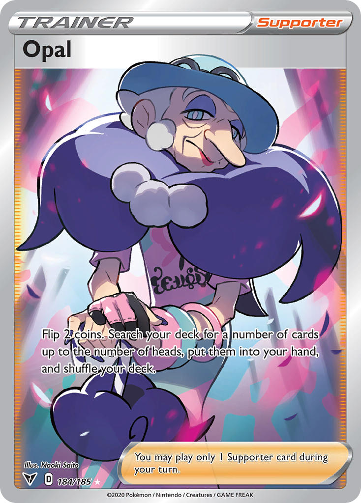 Opal (184/185) [Sword & Shield: Vivid Voltage] | Clutch Gaming