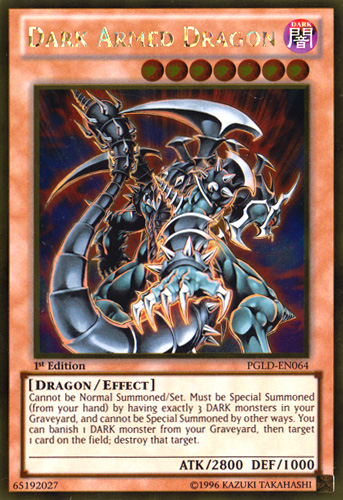 Dark Armed Dragon [PGLD-EN064] Gold Rare | Clutch Gaming