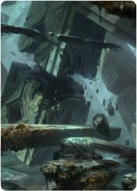 Swamp 3 Art Card [Zendikar Rising Art Series] | Clutch Gaming