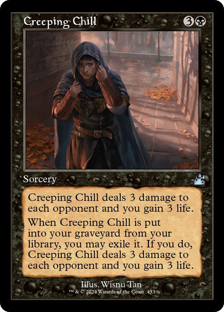 Creeping Chill (Retro Frame) [Ravnica Remastered] | Clutch Gaming