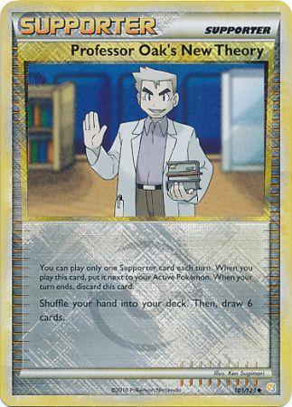 Professor Oak's New Theory (101/123) (League Promo) [HeartGold & SoulSilver: Base Set] | Clutch Gaming