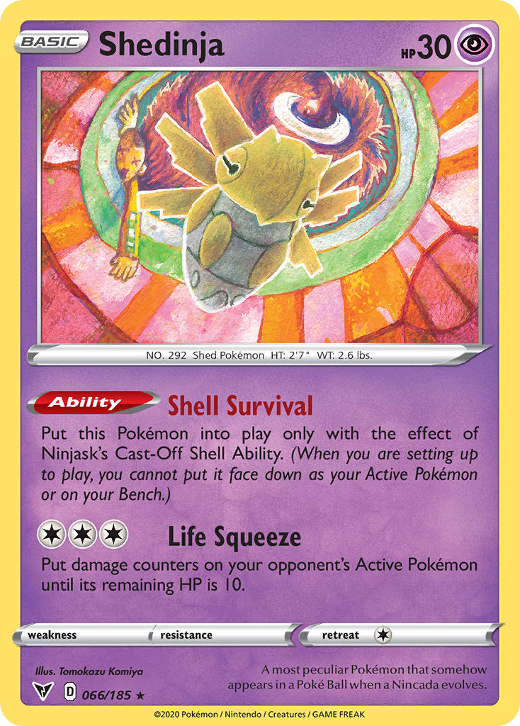 Shedinja (066/185) [Sword & Shield: Vivid Voltage] | Clutch Gaming