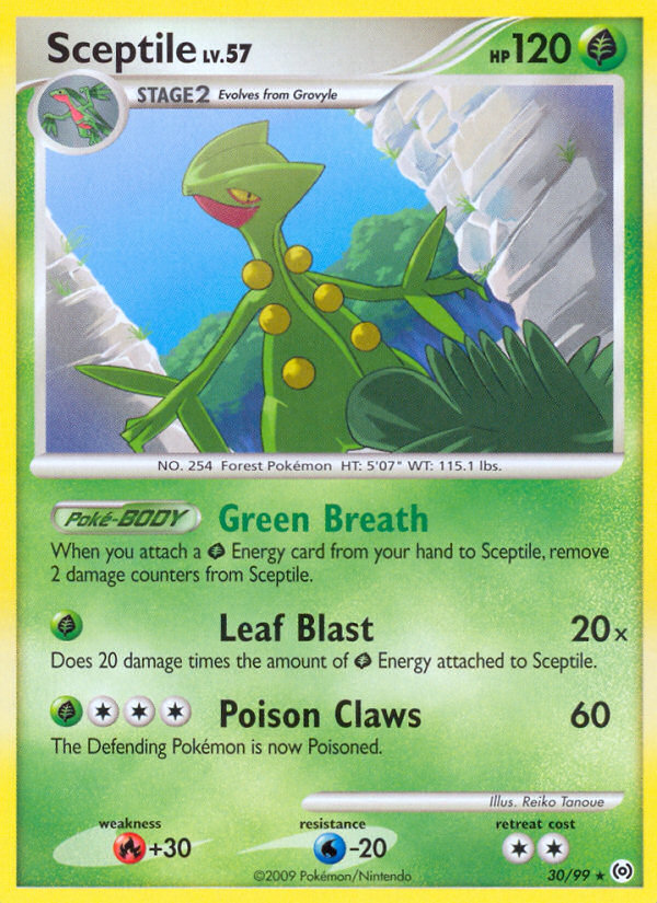 Sceptile (30/99) [Platinum: Arceus] | Clutch Gaming