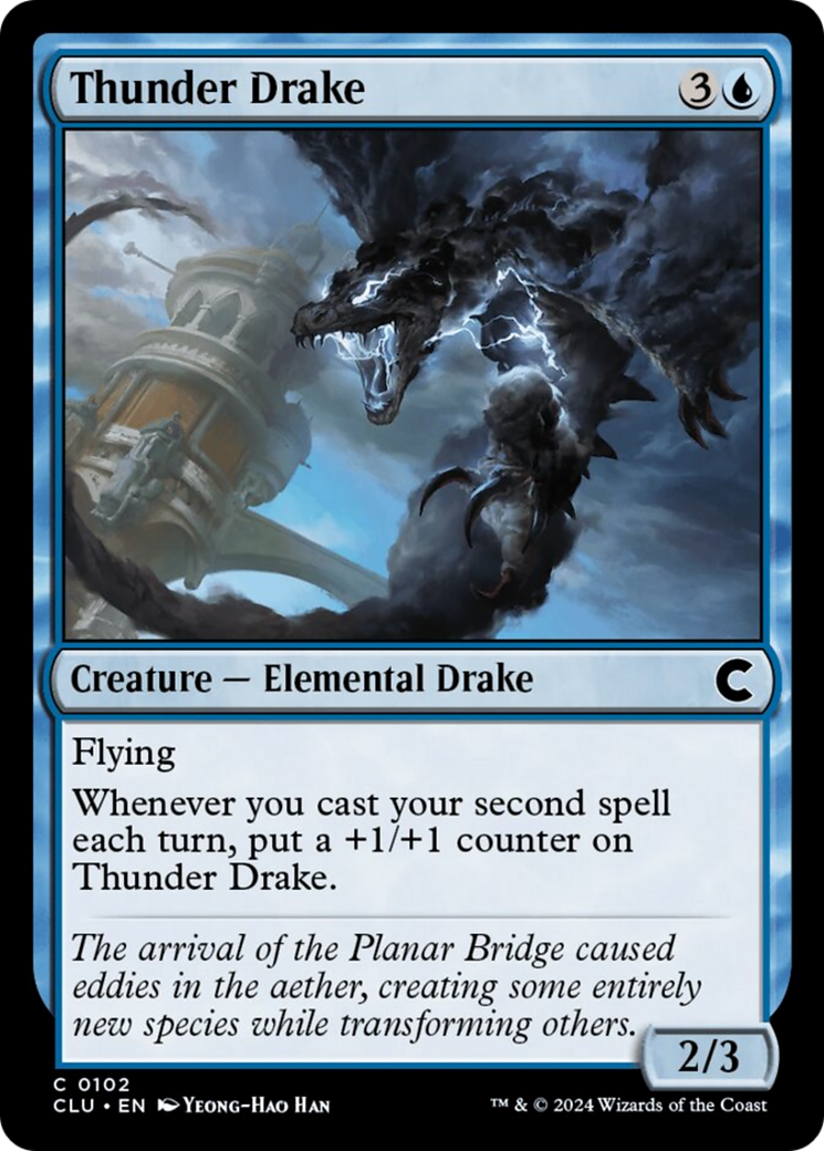 Thunder Drake [Ravnica: Clue Edition] | Clutch Gaming