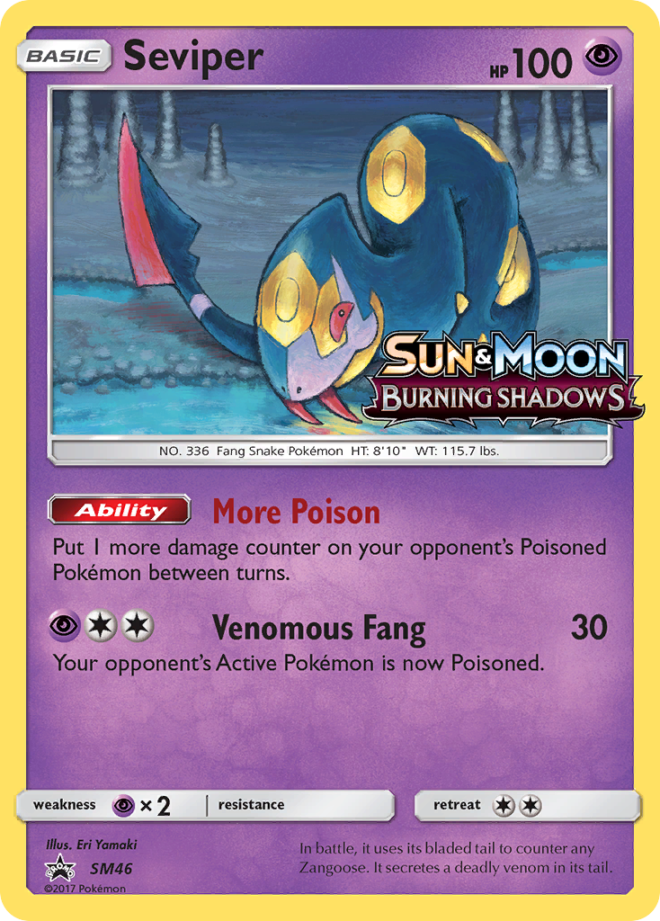 Seviper (SM46) [Sun & Moon: Black Star Promos] | Clutch Gaming