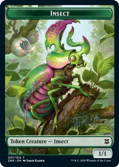 Human // Insect Double-Sided Token [Challenger Decks 2021 Tokens] | Clutch Gaming