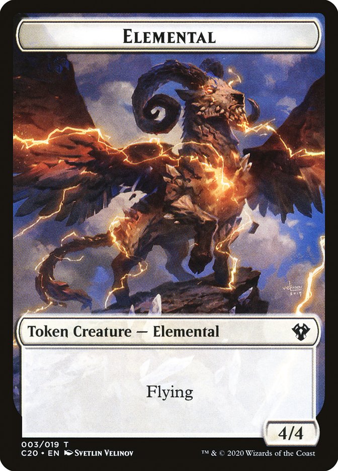 Elemental (003/019) [Commander 2020 Tokens] | Clutch Gaming