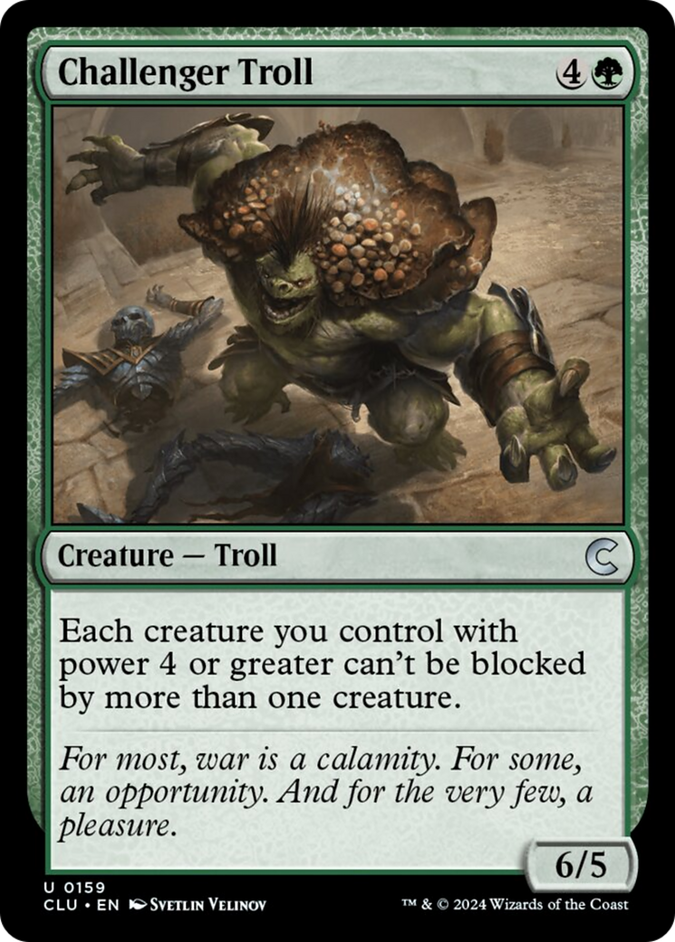 Challenger Troll [Ravnica: Clue Edition] | Clutch Gaming