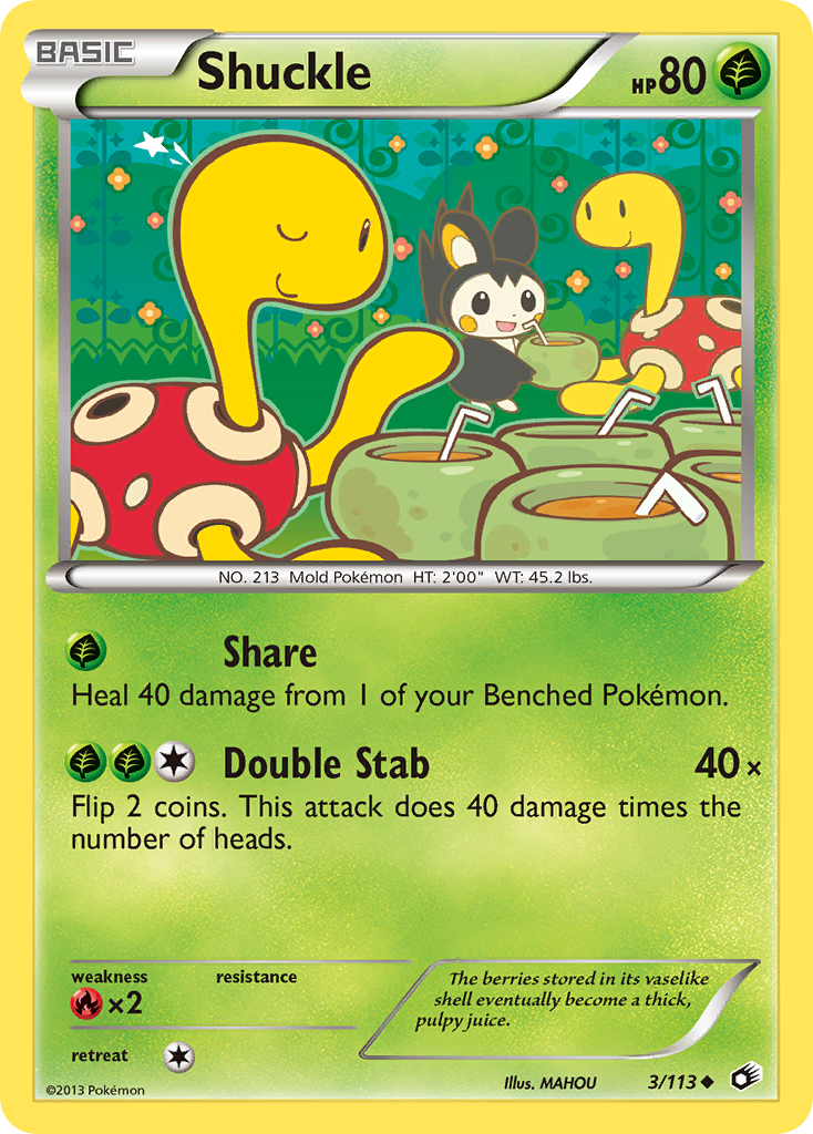 Shuckle (3/113) [Black & White: Legendary Treasures] | Clutch Gaming