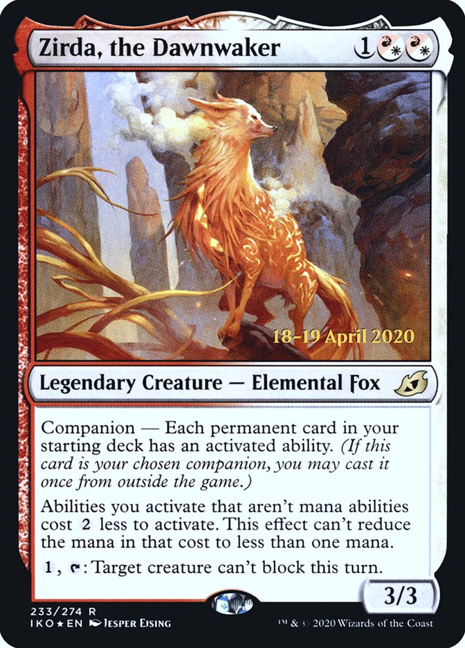 Zirda, the Dawnwaker [Ikoria: Lair of Behemoths Prerelease Promos] | Clutch Gaming