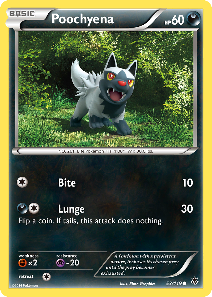 Poochyena (53/119) [XY: Phantom Forces] | Clutch Gaming