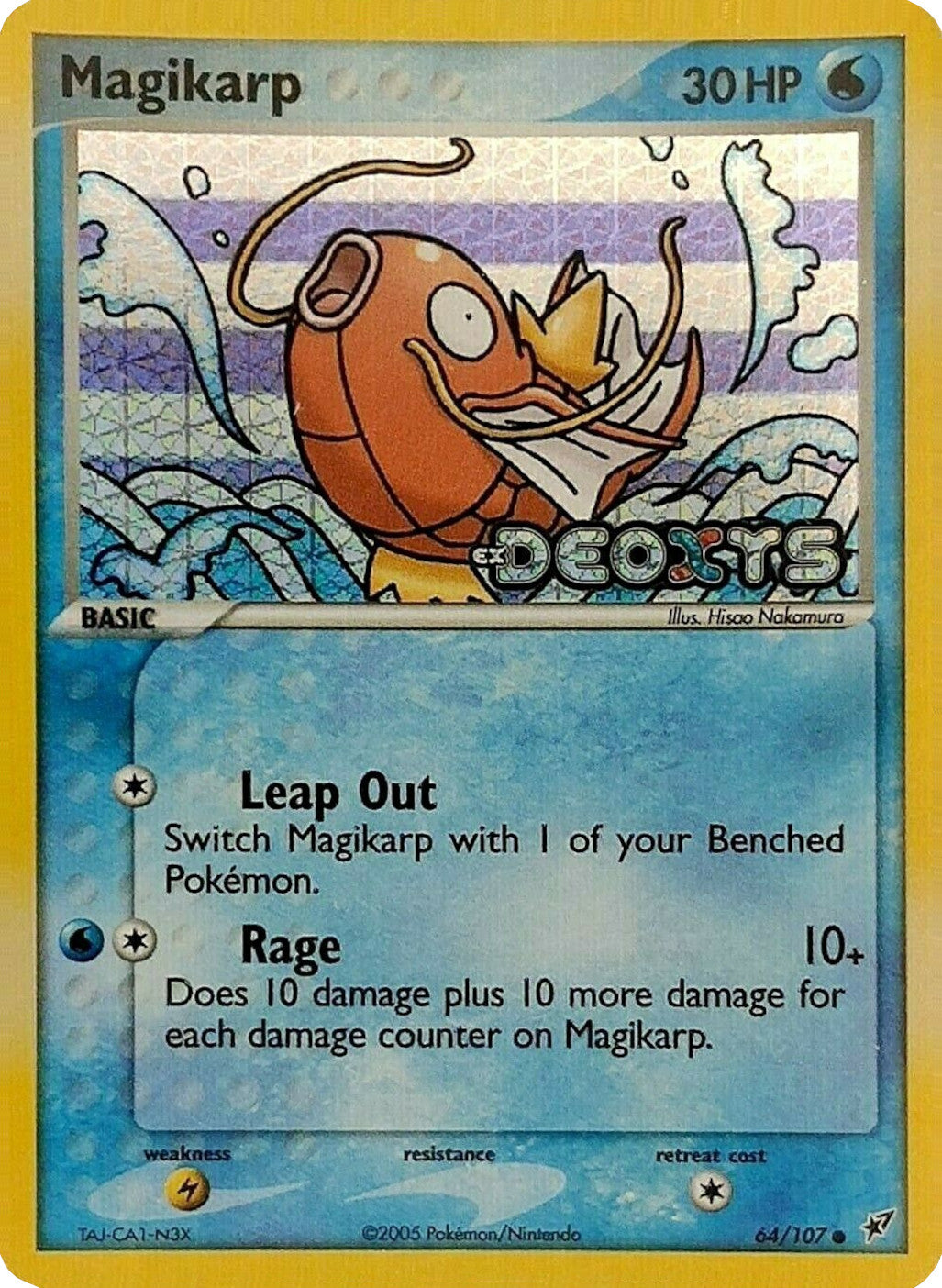 Magikarp (64/107) (Stamped) [EX: Deoxys] | Clutch Gaming