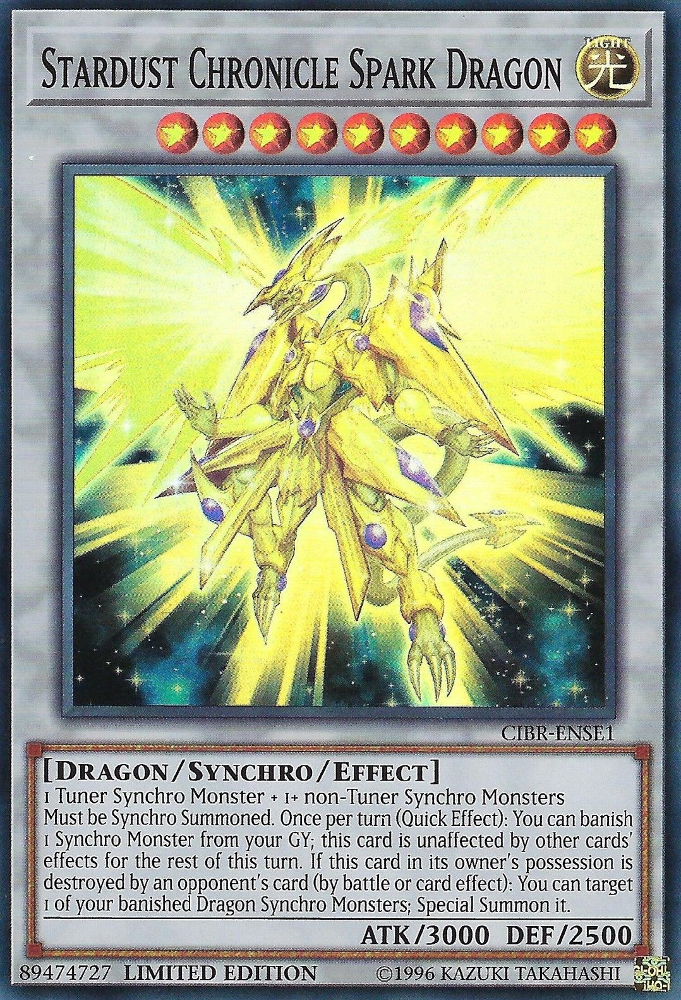 Stardust Chronicle Spark Dragon [CIBR-ENSE1] Super Rare | Clutch Gaming