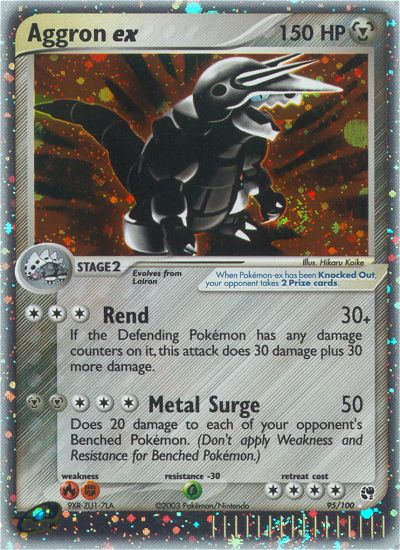 Aggron ex (95/100) [EX: Sandstorm] | Clutch Gaming