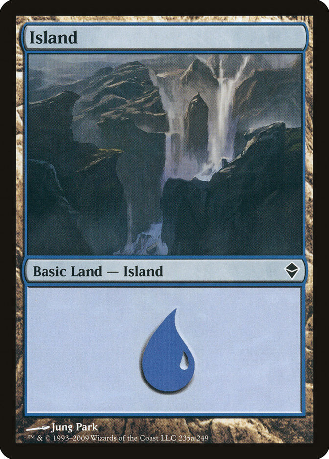 Island (235a) [Zendikar] | Clutch Gaming