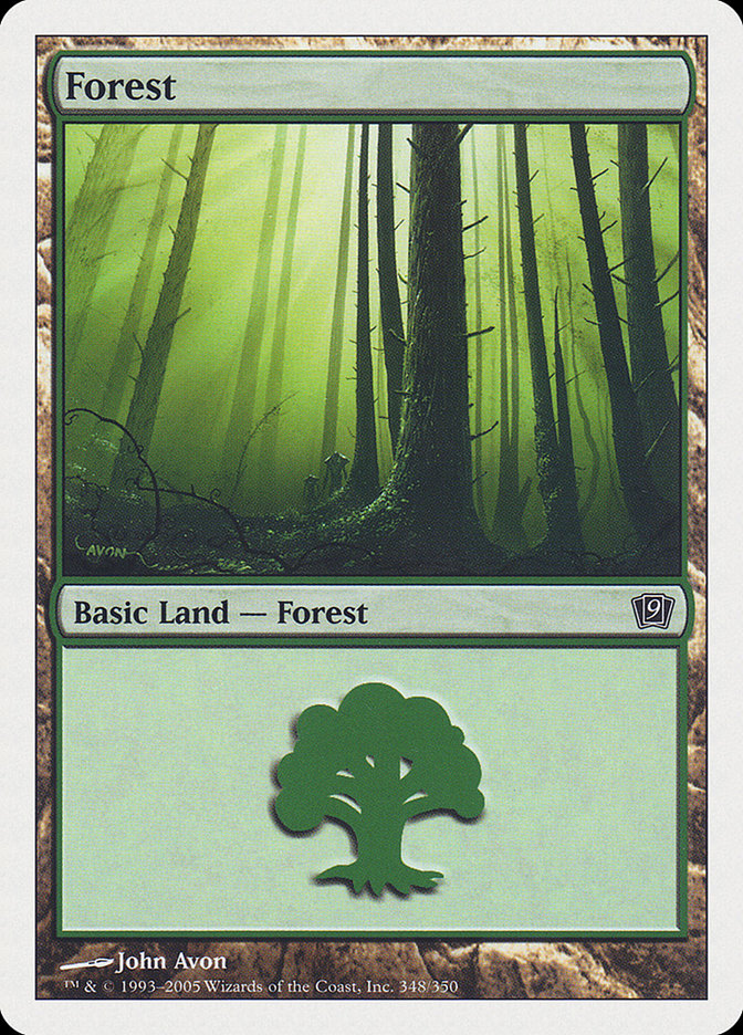 Forest (348) [Ninth Edition] | Clutch Gaming