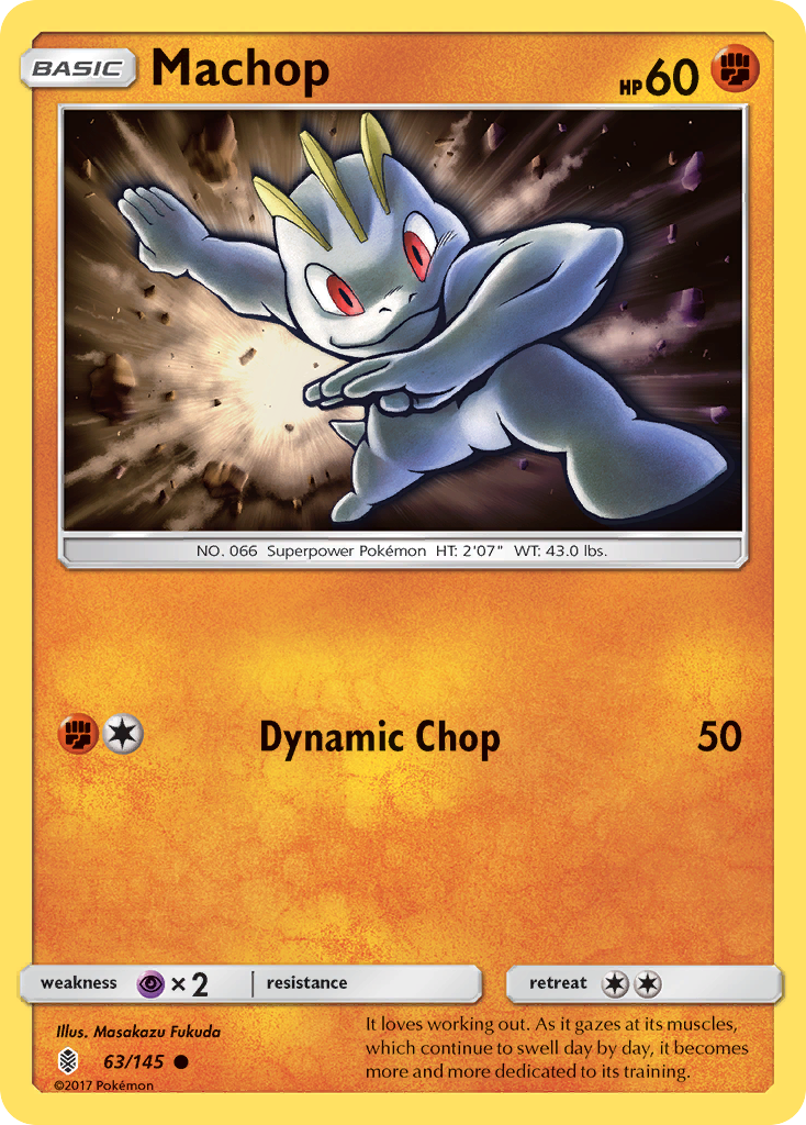 Machop (63/145) [Sun & Moon: Guardians Rising] | Clutch Gaming