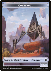 Angel Warrior // Construct Double-Sided Token [Zendikar Rising Tokens] | Clutch Gaming