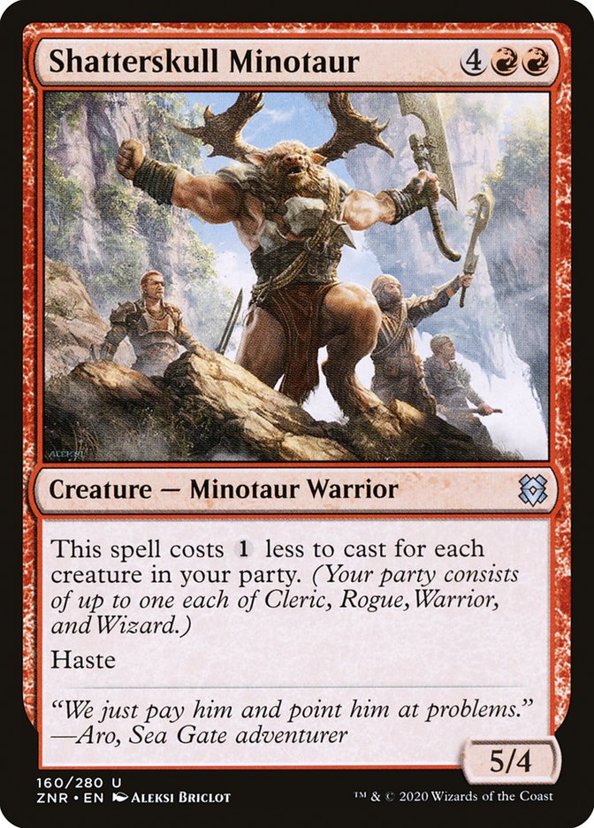 Shatterskull Minotaur [Zendikar Rising] | Clutch Gaming