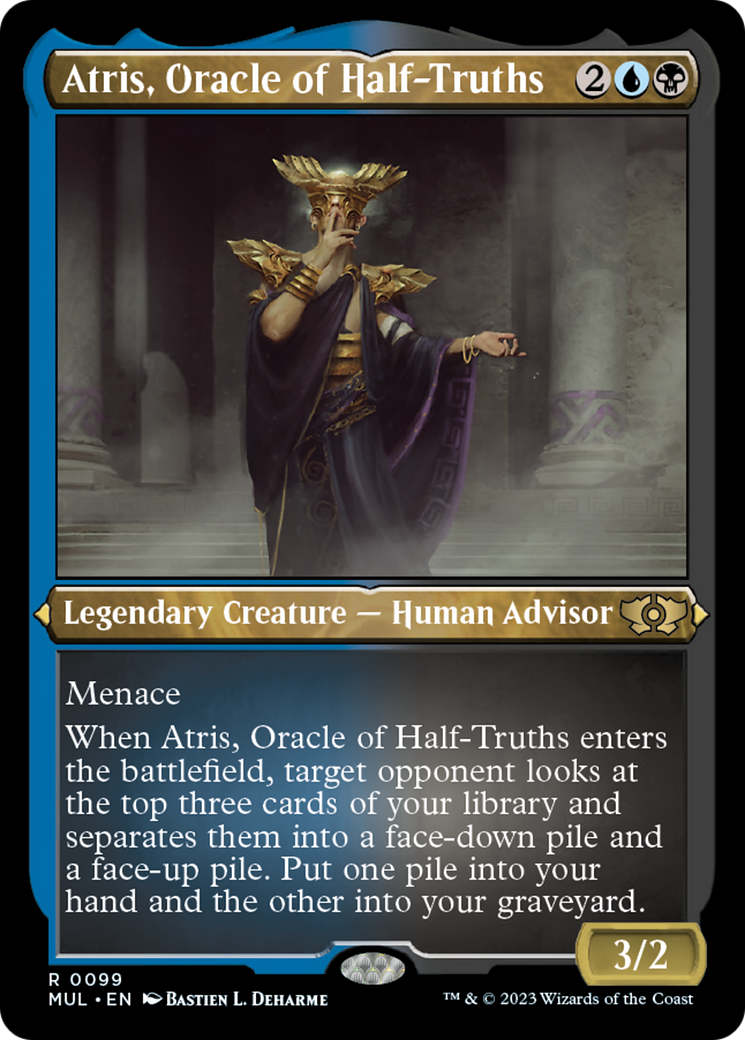 Atris, Oracle of Half-Truths (Foil Etched) [Multiverse Legends] | Clutch Gaming