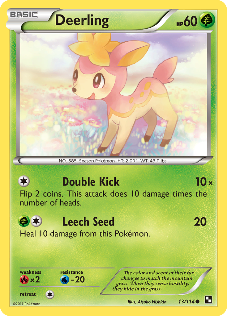 Deerling (13/114) [Black & White: Base Set] | Clutch Gaming