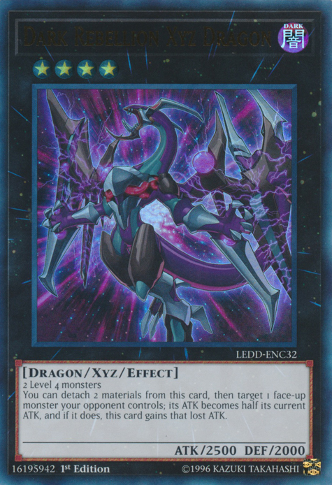 Dark Rebellion Xyz Dragon [LEDD-ENC32] Ultra Rare | Clutch Gaming