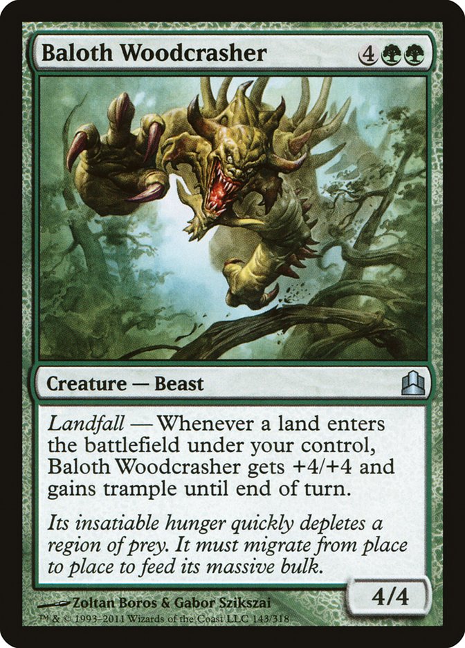 Baloth Woodcrasher [Commander 2011] | Clutch Gaming