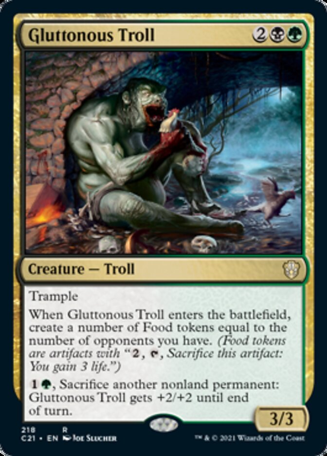 Gluttonous Troll [Commander 2021] | Clutch Gaming