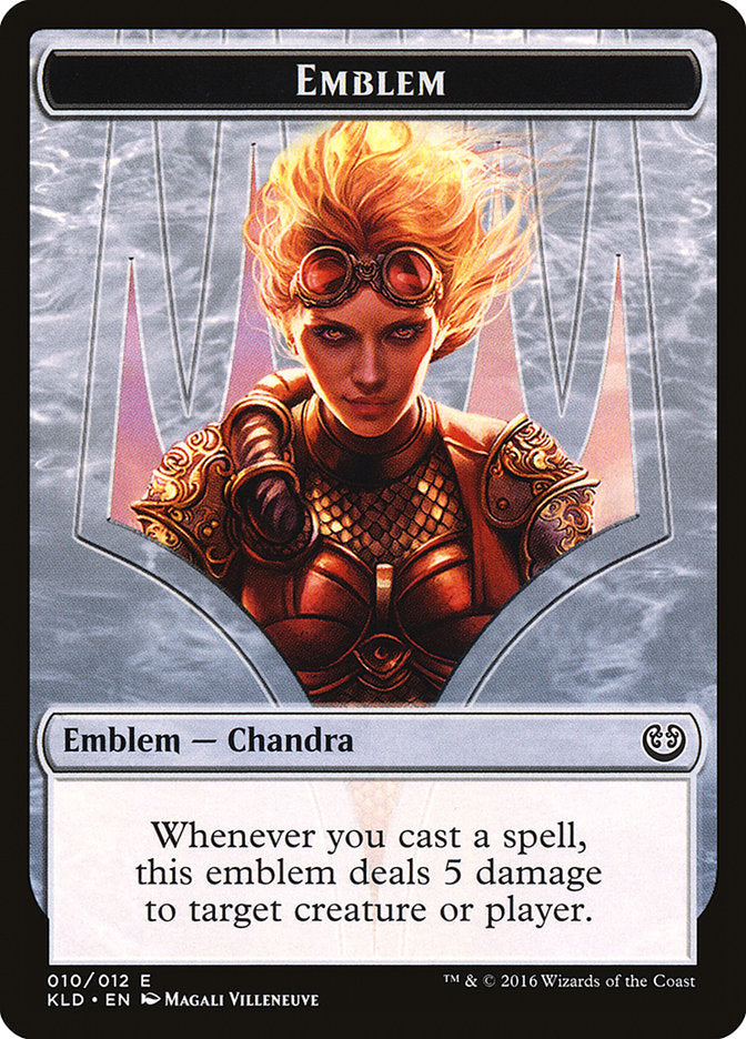 Chandra, Torch of Defiance Emblem [Kaladesh Tokens] | Clutch Gaming