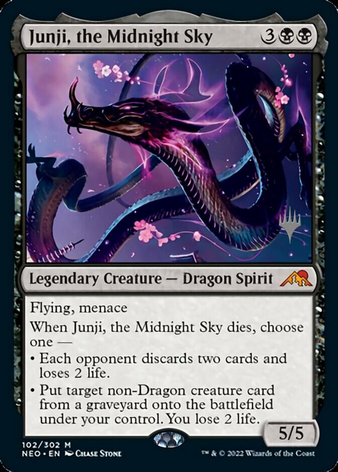 Junji, the Midnight Sky (Promo Pack) [Kamigawa: Neon Dynasty Promos] | Clutch Gaming