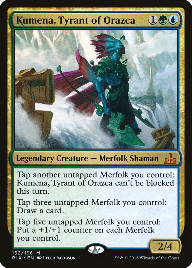 Kumena, Tyrant of Orazca [Rivals of Ixalan] | Clutch Gaming