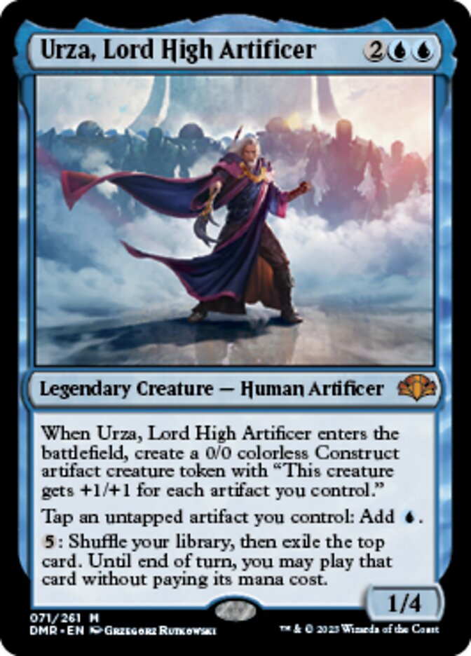 Urza, Lord High Artificer [Dominaria Remastered] | Clutch Gaming