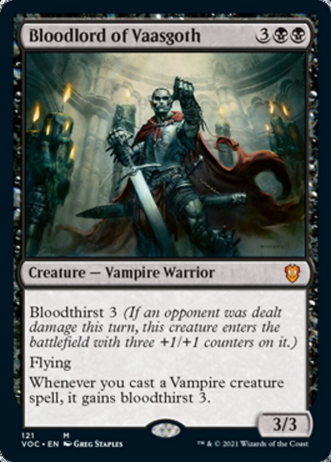 Bloodlord of Vaasgoth [Innistrad: Crimson Vow Commander] | Clutch Gaming