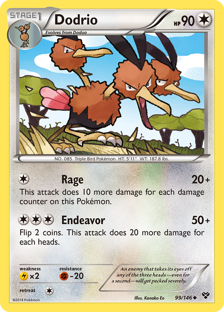 Dodrio (99/146) [XY: Base Set] | Clutch Gaming