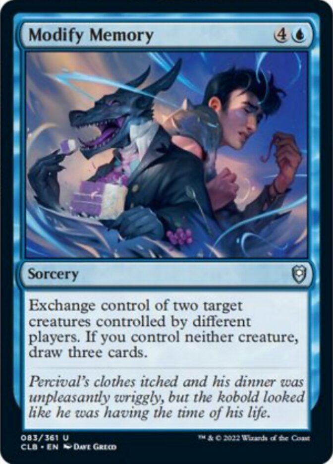 Modify Memory [Commander Legends: Battle for Baldur's Gate] | Clutch Gaming