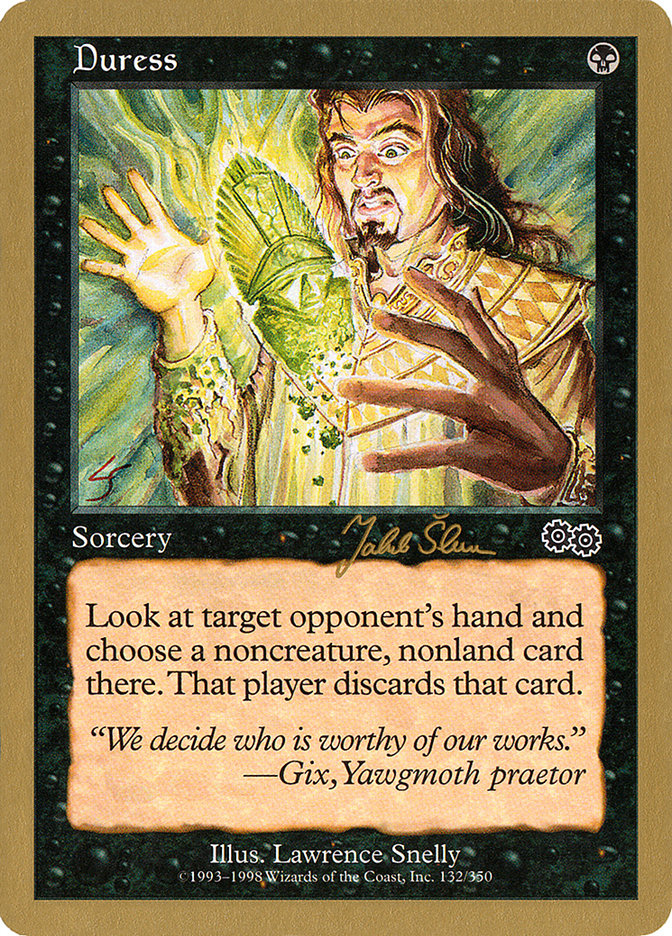 Duress (Jakub Slemr) [World Championship Decks 1999] | Clutch Gaming