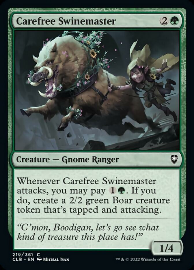 Carefree Swinemaster [Commander Legends: Battle for Baldur's Gate] | Clutch Gaming