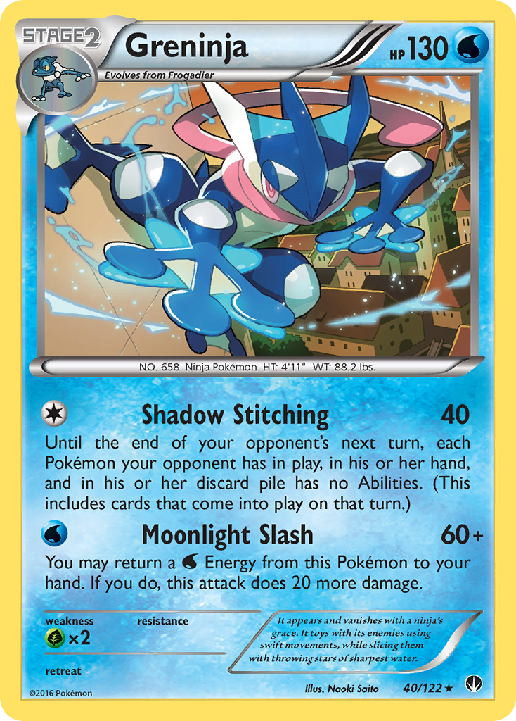 Greninja (40/122) [XY: BREAKpoint] | Clutch Gaming