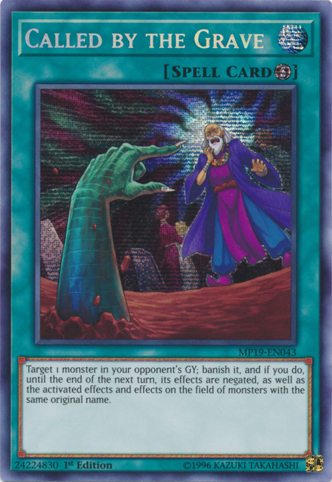 Called by the Grave [MP19-EN043] Prismatic Secret Rare | Clutch Gaming