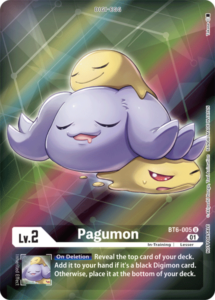 Pagumon [BT6-005] (Alternative Art - Box Topper) [Double Diamond] | Clutch Gaming