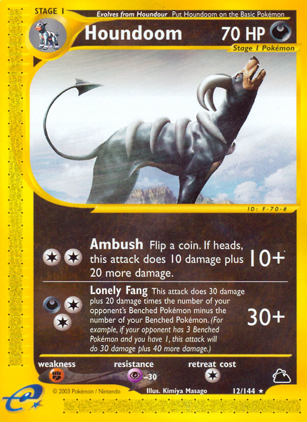 Houndoom (12/144) [Skyridge] | Clutch Gaming