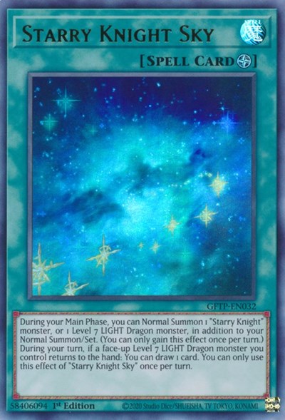 Starry Knight Sky [GFTP-EN032] Ultra Rare | Clutch Gaming