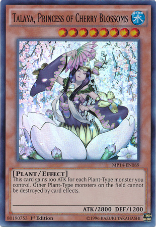 Talaya, Princess of Cherry Blossoms [MP14-EN089] Super Rare | Clutch Gaming