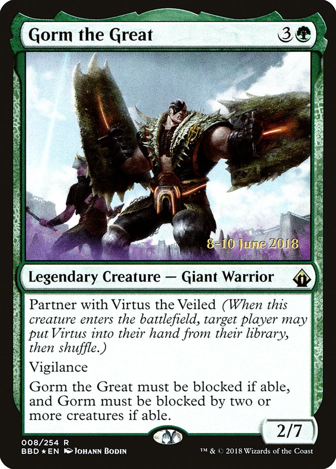 Gorm the Great [Battlebond Prerelease Promos] | Clutch Gaming