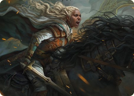 Eowyn, Fearless Knight Art Card [The Lord of the Rings: Tales of Middle-earth Art Series] | Clutch Gaming