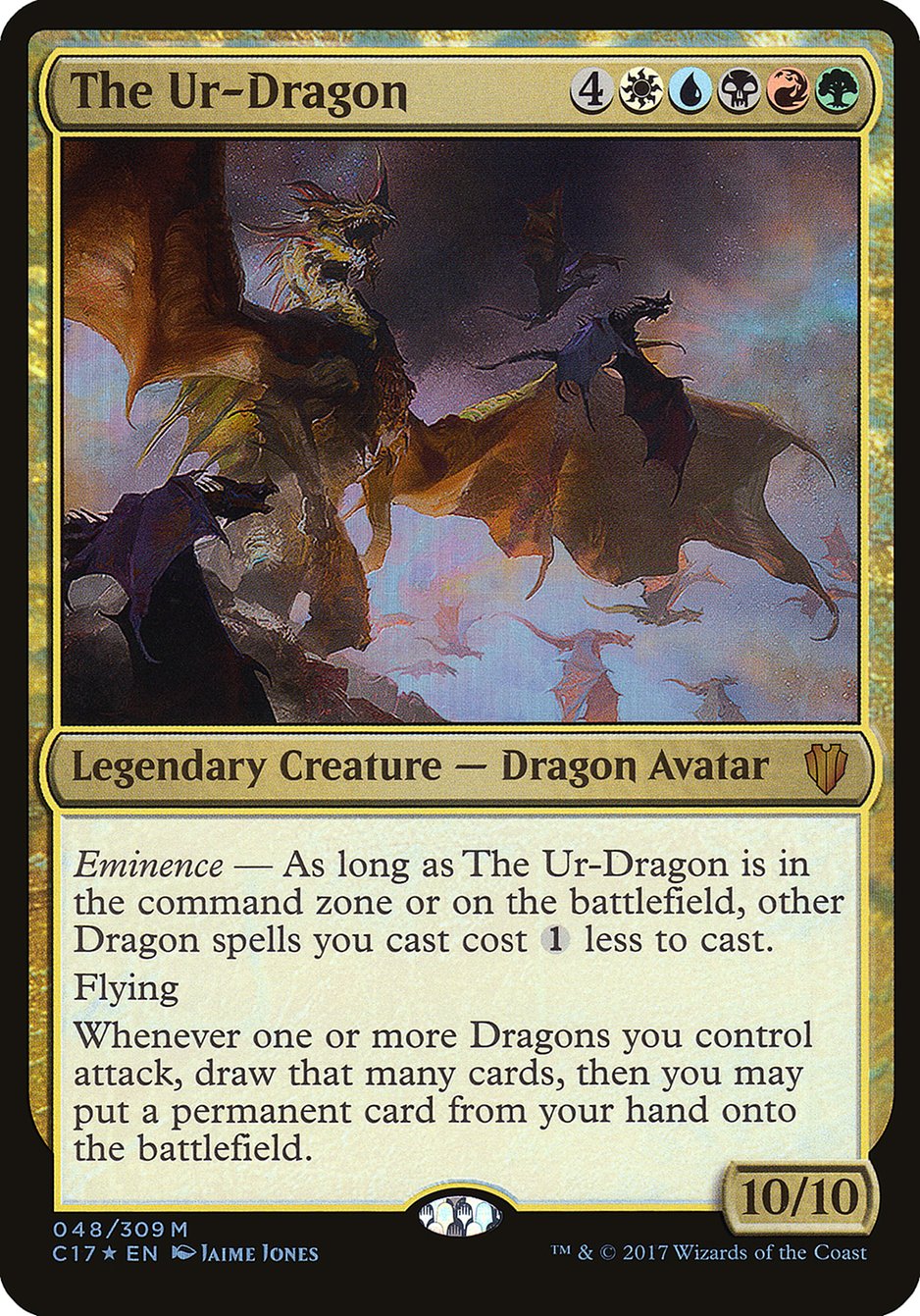 The Ur-Dragon (Oversized) [Commander 2017 Oversized] | Clutch Gaming