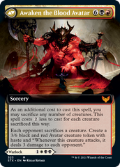 Extus, Oriq Overlord // Awaken the Blood Avatar (Extended Art) [Strixhaven: School of Mages] | Clutch Gaming